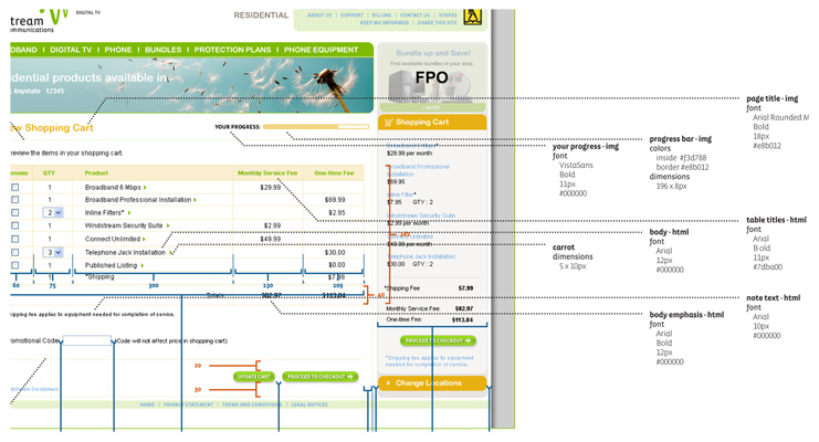 Windstream // eCommerce Style Guide